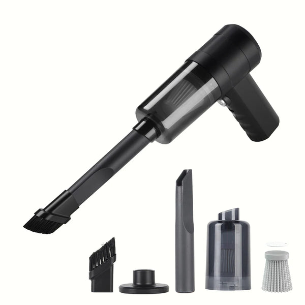 Handheld Car Vacuum Cleaner, 15000PA Portable Cordless, Dual use of blowing and suctionMulti-Nozzles, for Car, Home, Pet, Office