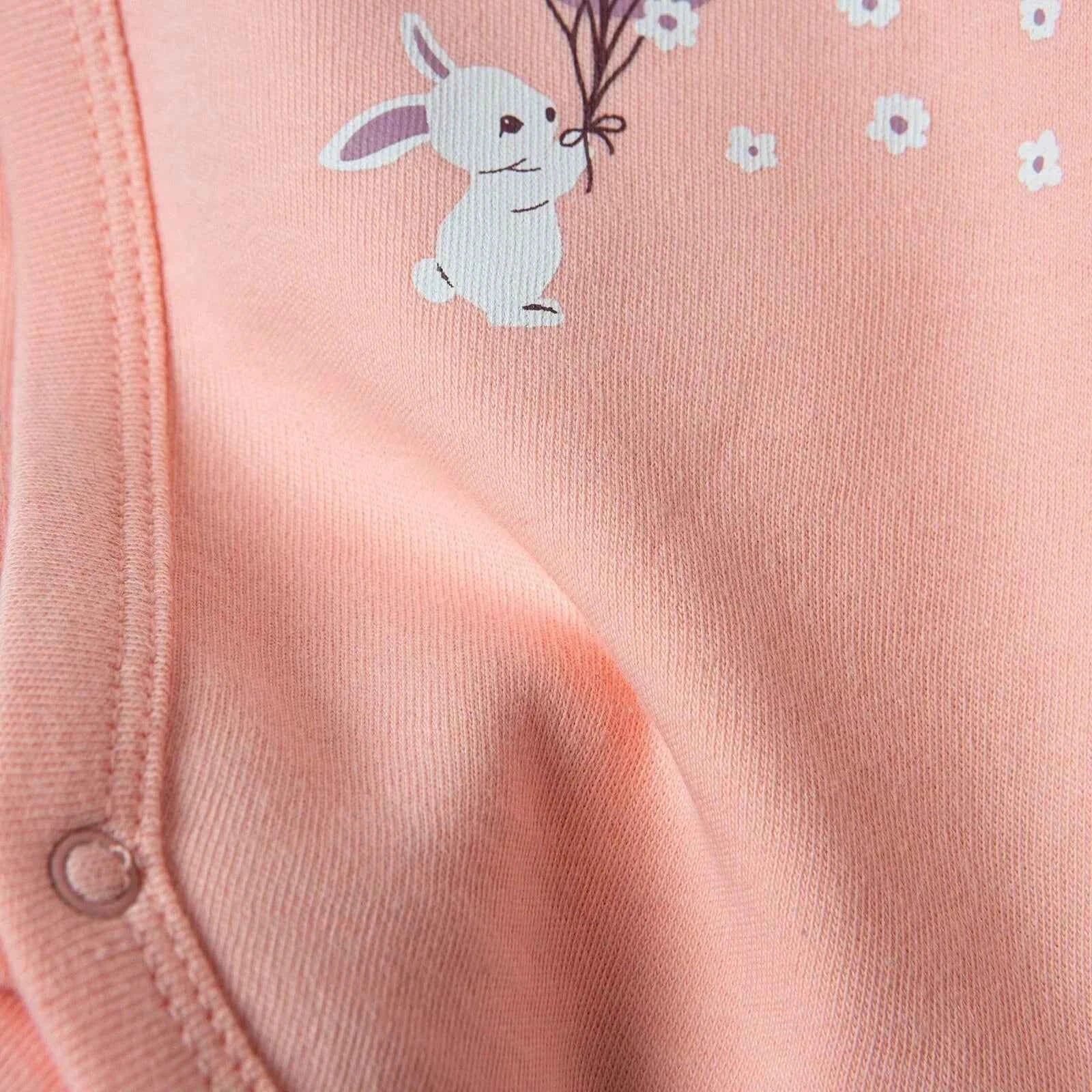 HelloBaby Newborn Body-Footed Bottom - Pink