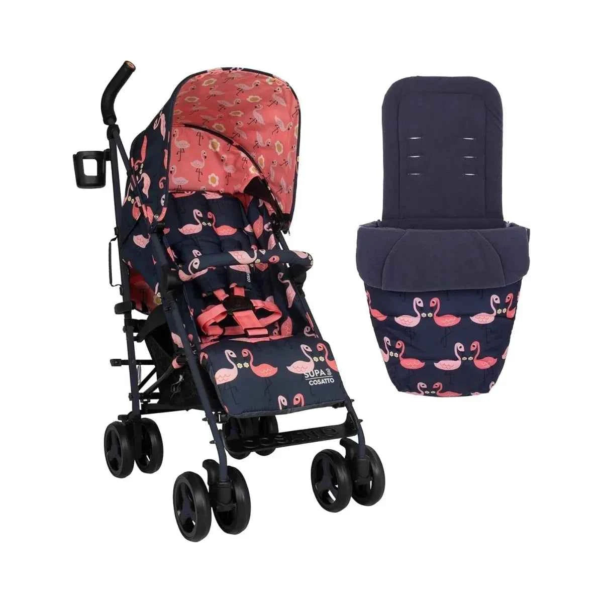 Cosatto Supa 3 Stroller - Pretty Flamingo