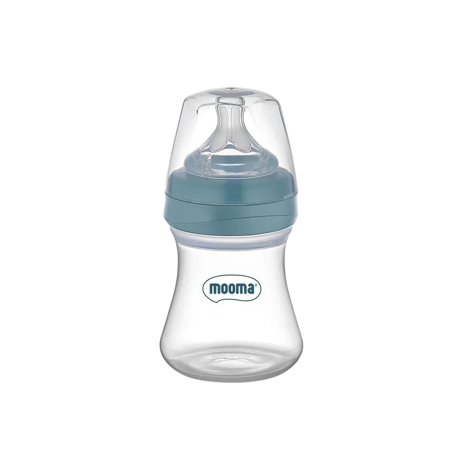 Mooma Kindy Bottle Slow Flow 0-6 months 150ml - Ball Bue