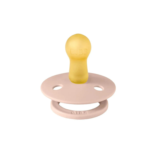 BIBS Colour Latex Soothers 0-6 months Pack of 2 - Vanilla & Blush