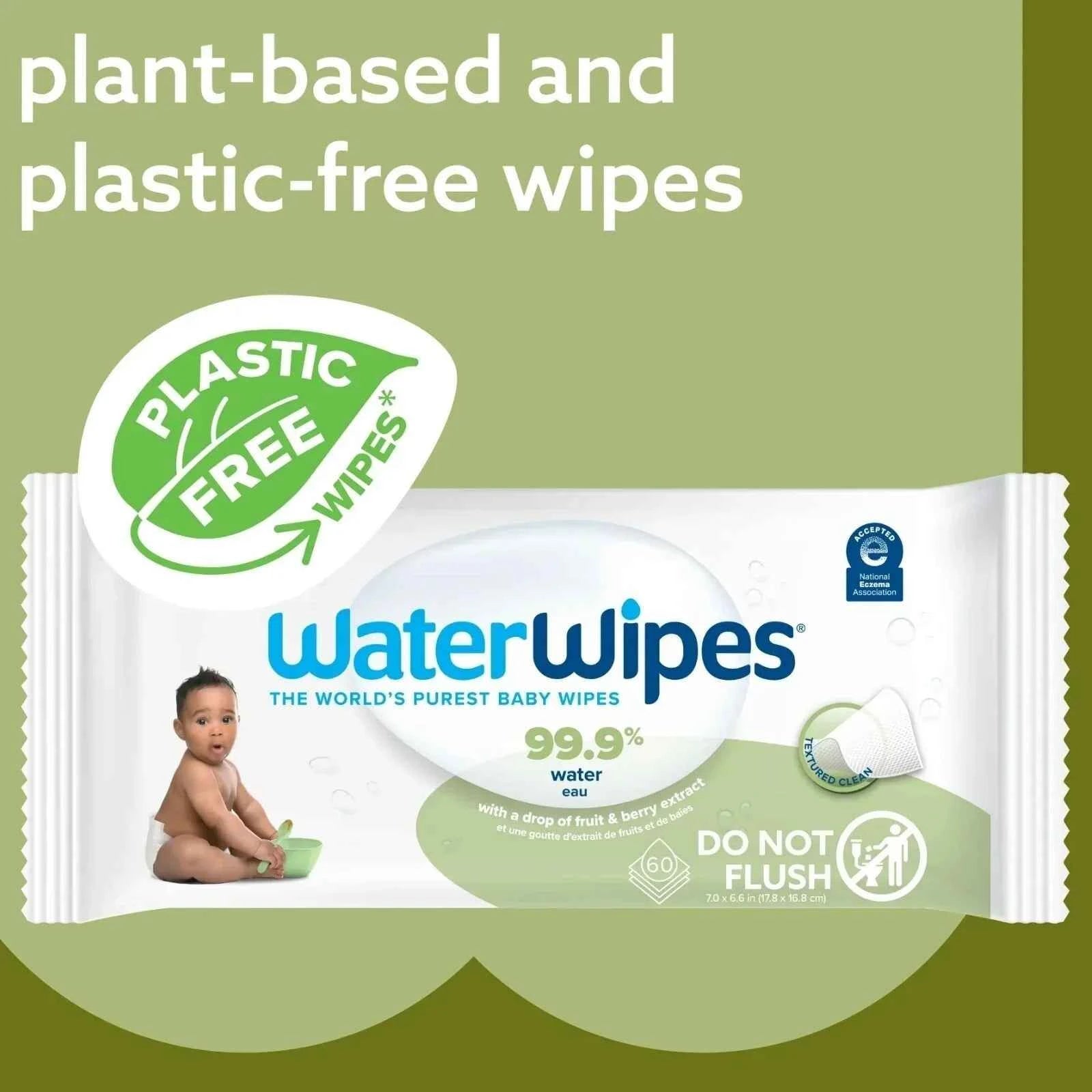WaterWipes Textured Baby Wipes 60 pcs