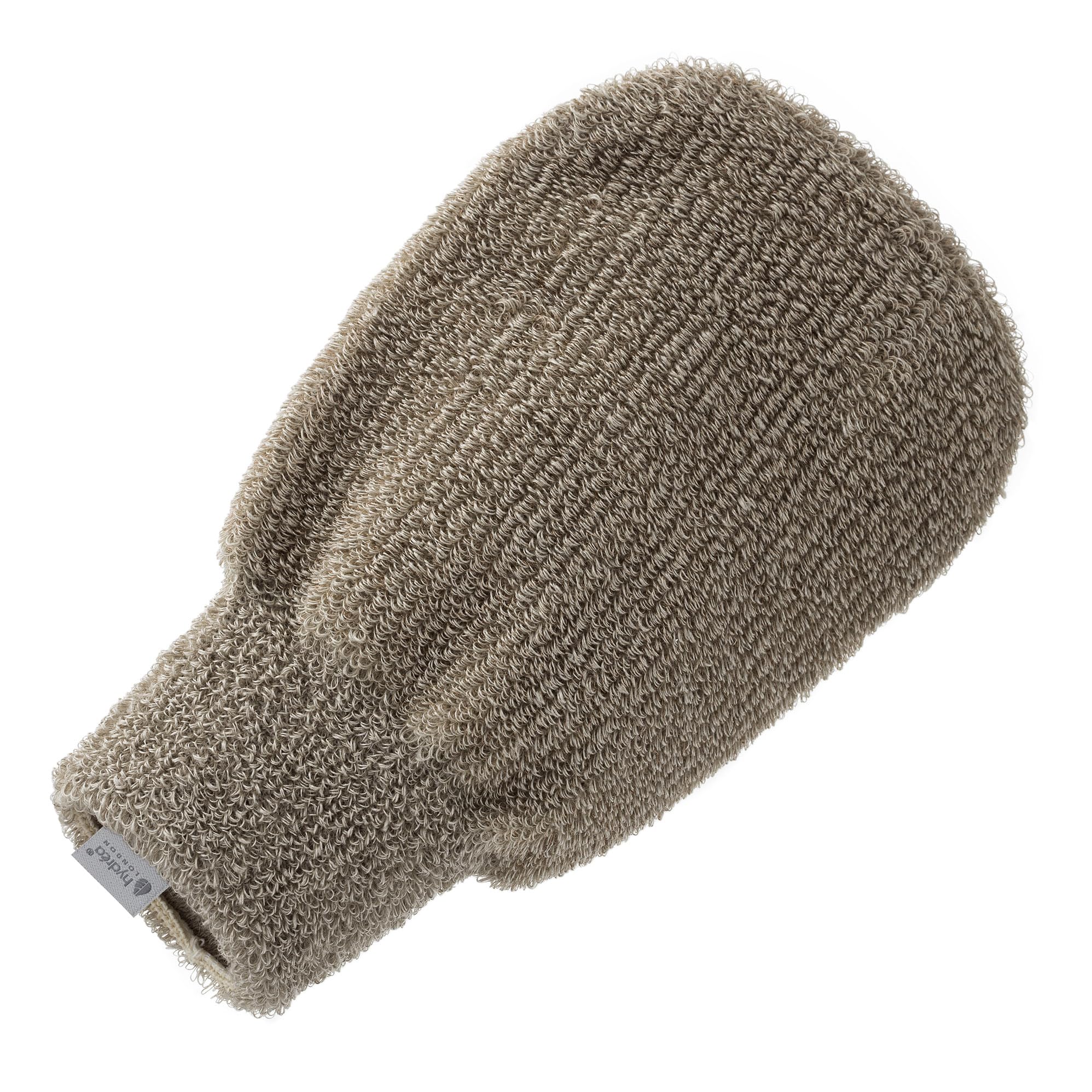 Hydr?a London Elemental Beauty Exfoliating Linen Bath/Shower Mitt With Real Copper