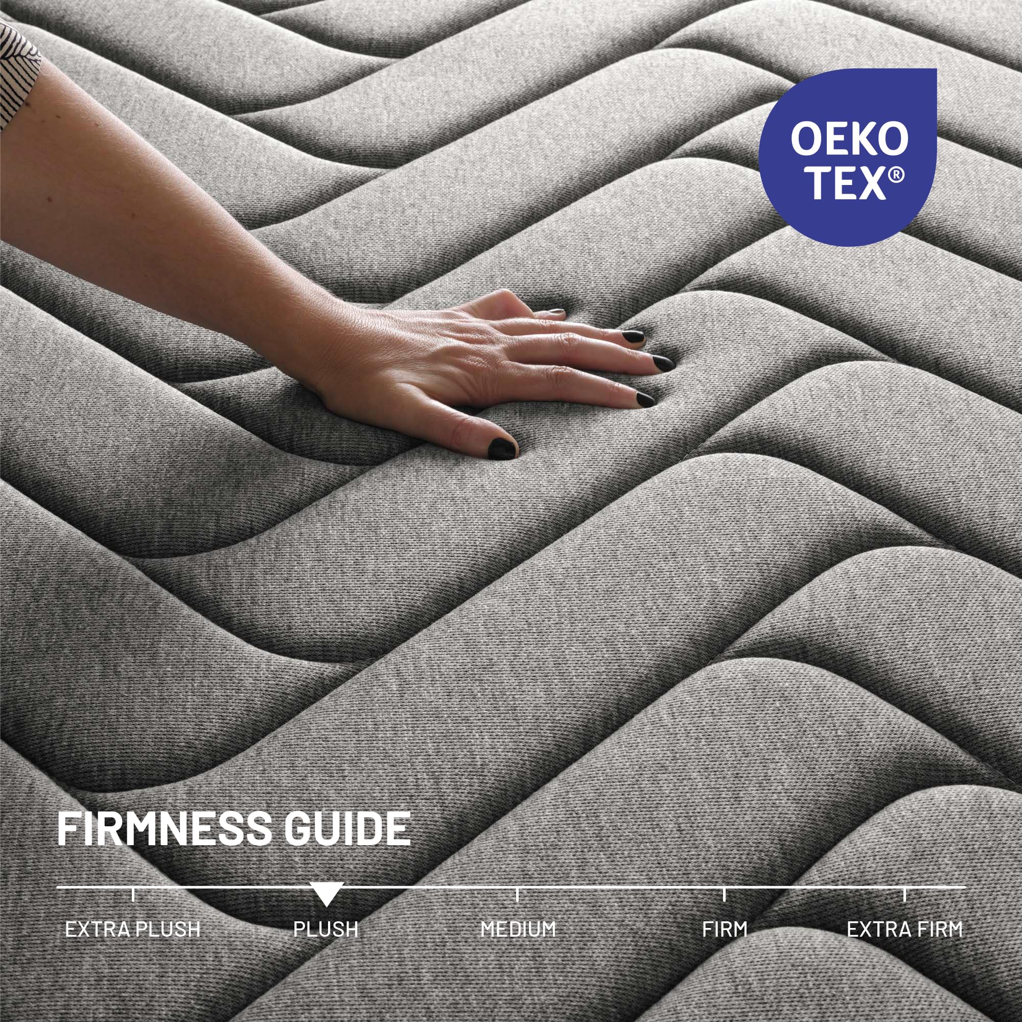 naturalex 3ft Single Mattress Memory Foam Mattress 6 Inch Deep Plush Mattress (90x190cm) Fire Retardant Skin Friendly, The Cotswold