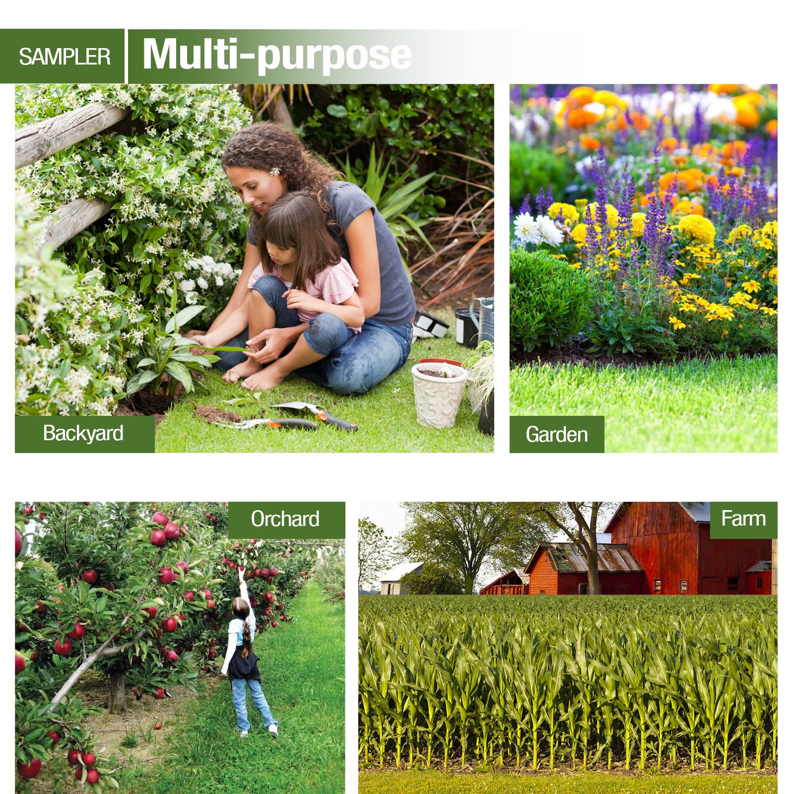 SurmountWay Soil Sampler Probe 34 Inch with Footsteps, Stainless Steel T-Style Handle Soil Test Kits Soil Probes for Soil Sampling Plant Care Garden