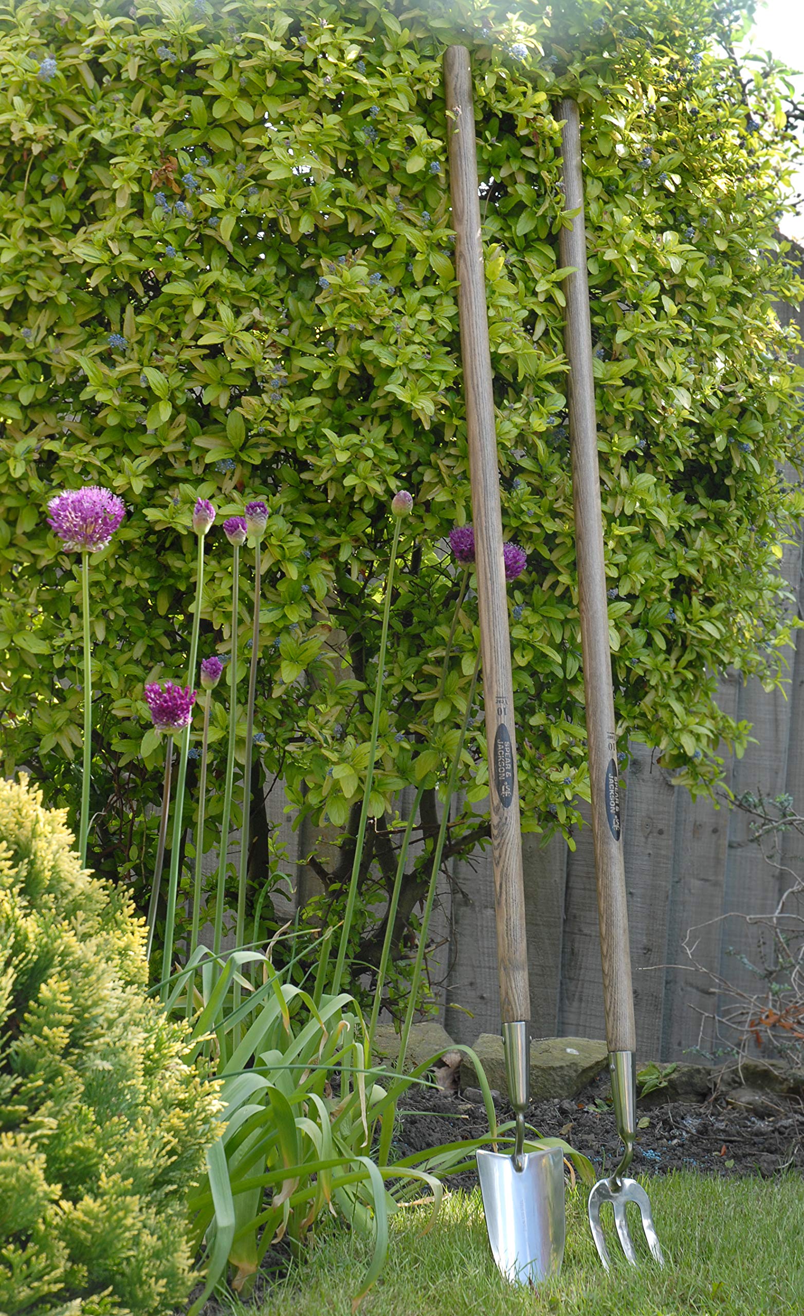 Spear & Jackson 5510WF Traditional Stainless Steel 42" Handle Long Handled Weed Fork