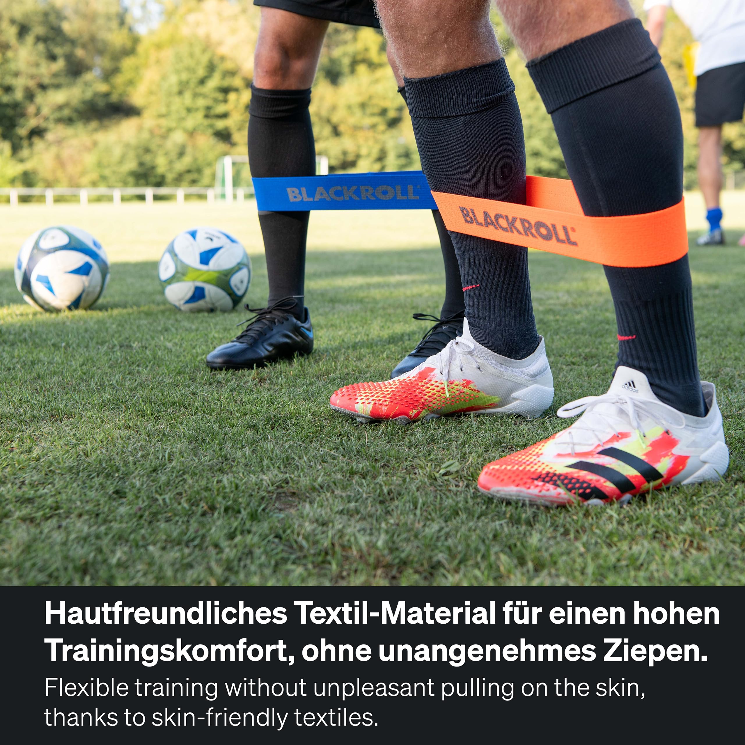 BLACKROLL? Loop Band (32 cm) | Resistance Band for Exercises Fitness and Training | Elastic Fabric Comfortable on the Skin | Home, Gym, Office, Park |