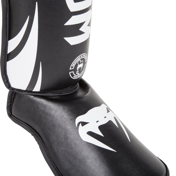 Venum Challenger Shin Guards, Black/White, X-Large