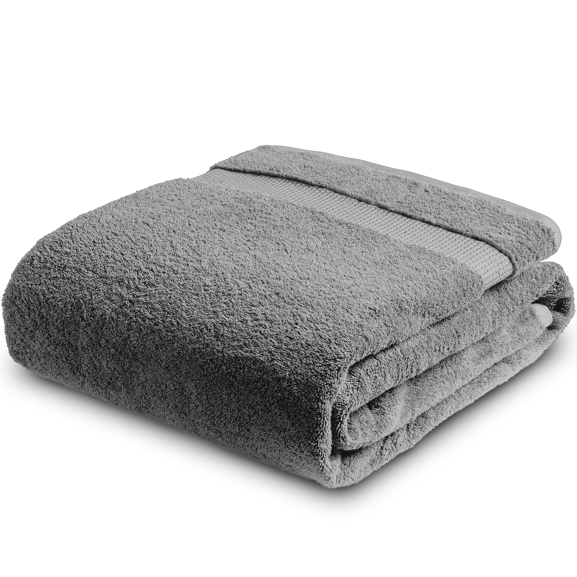 Towelogy? 100% Egyptian Cotton Super Jumbo Bath Sheet 100x180cm Spa Body Wrap Extra Large Bath Towel Hotel Quality Machine Washable (Grey Charcoal, 1)
