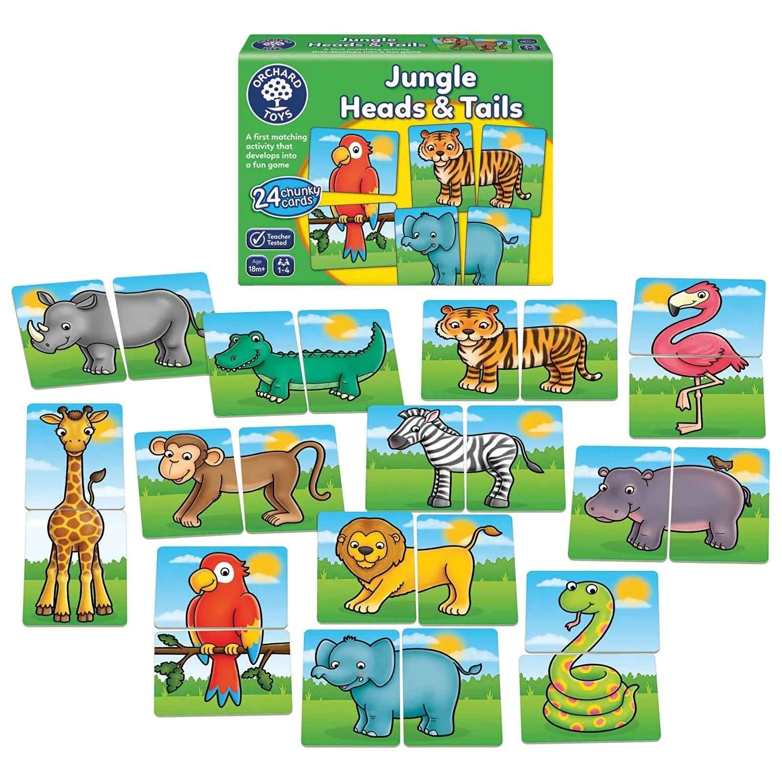 Orchard Toys Jungle Heads & Tails Game