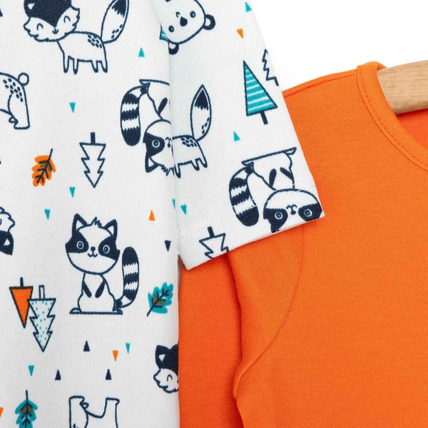 HelloBaby  Baby Boy Footed Newborn Jumpsuit - Light Grey