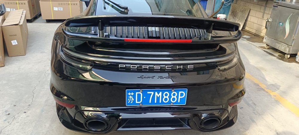 ATC Auto Lifting Porsche 911 992.1 Convertible / Cabriolet 18-24 Turbo S ABS GT Aero Spoiler Rear Wing Tail Boot Mounted