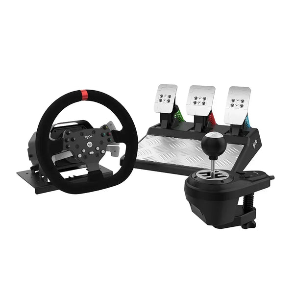 PXN V10 Game Steering Wheel Controller Wired Force Feedback 900 Rotation Angle Game Steering Wheel Custom For Switch/Xbox Gifts