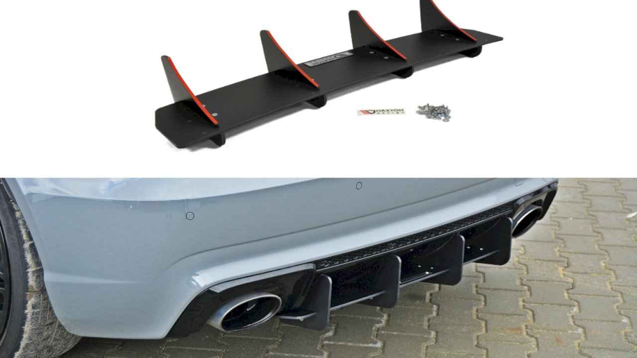 Maxton Design - REAR DIFFUSER AUDI RS3 8VA SPORTBACK PRE-FACELIFT (2015-2016)