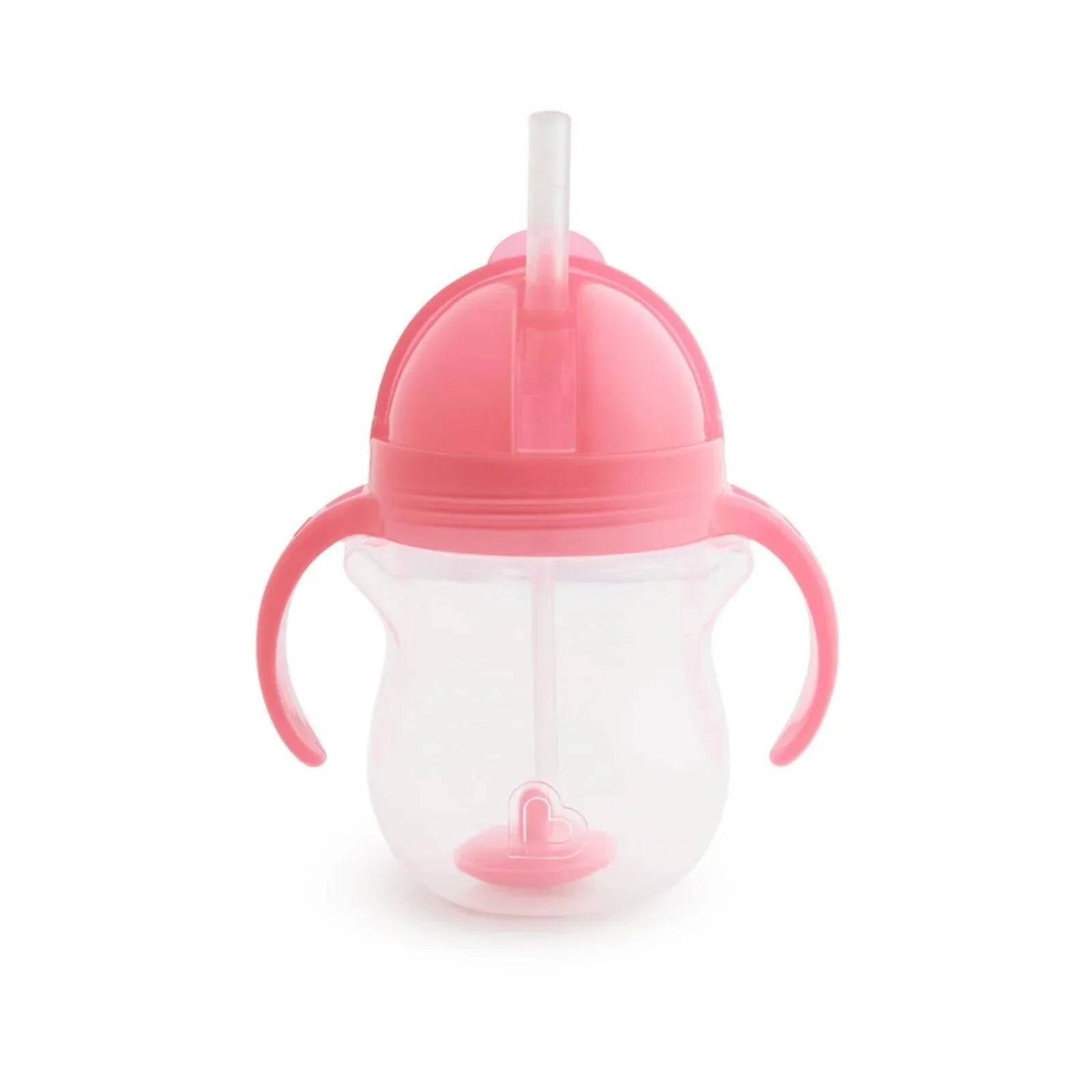 Munchkin Click Lock Tip & Sip Weighted Straw Cup Pink 207ml