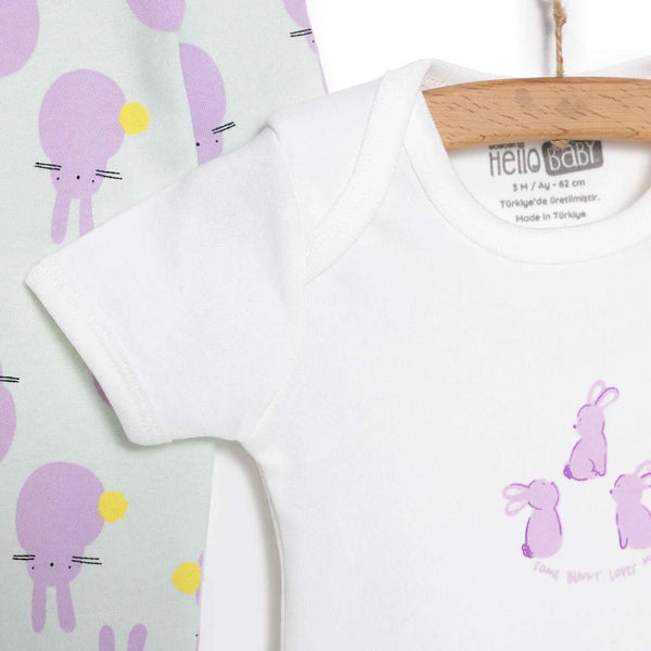 HelloBaby Newborn Baby Cute Elephant Jumpsuit - Ecru