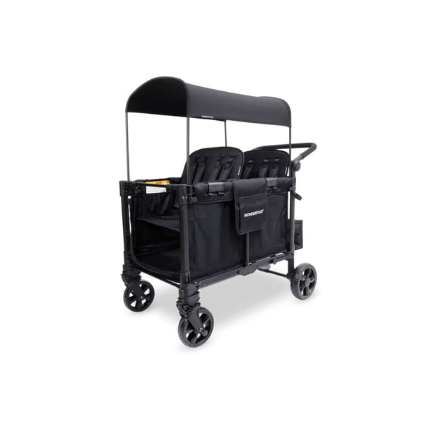 Wonderfold W4 Elite Pro Stroller Wagon - Jet Black