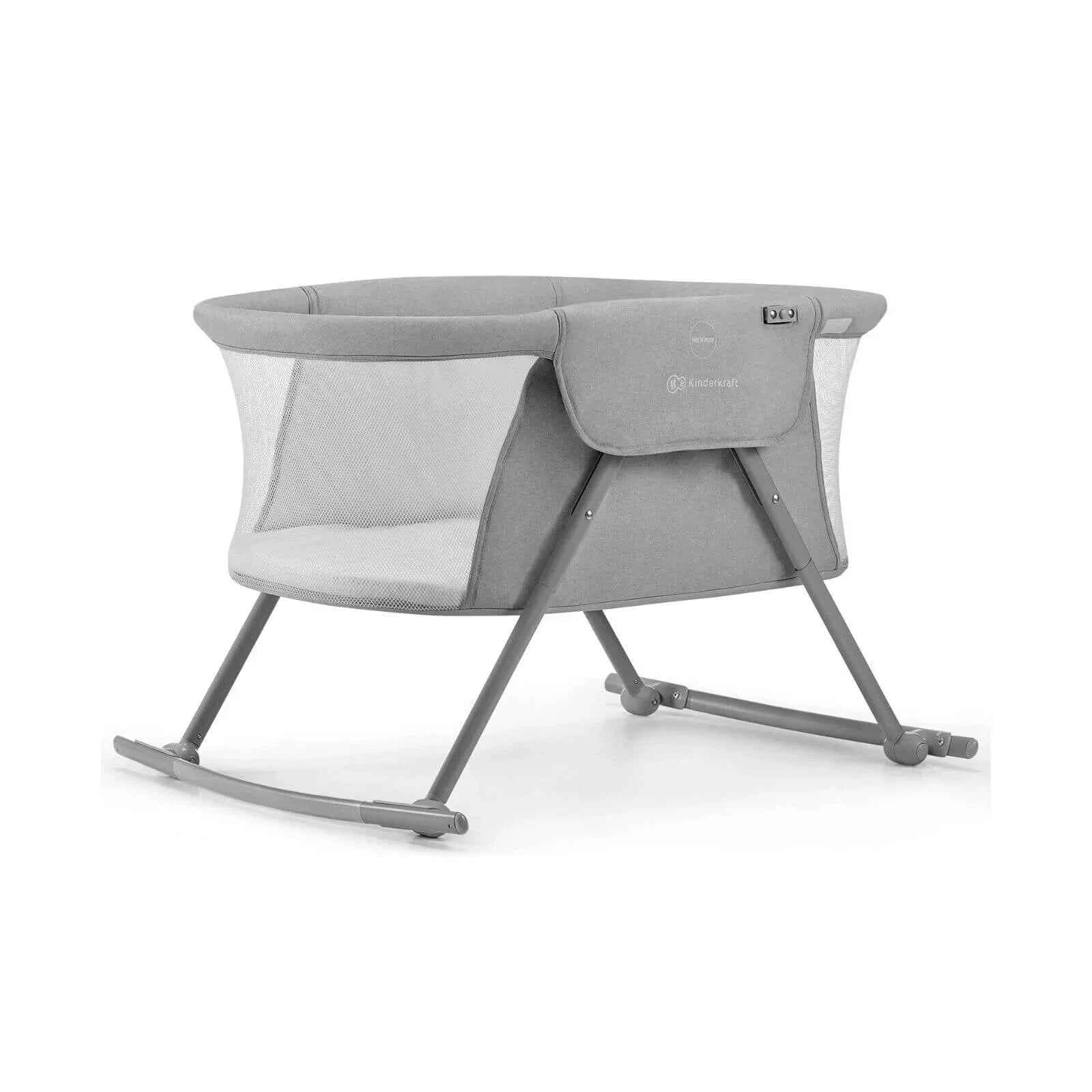 Kinderkraft Lovi 3 in 1 Baby Crib - Grey