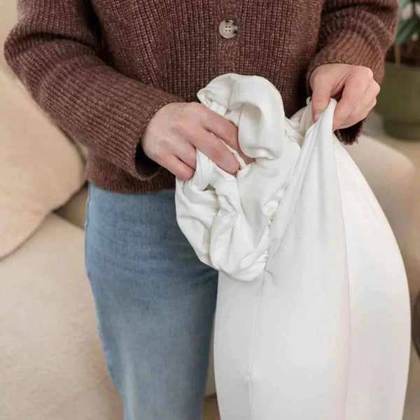 Doomoo Twisty 2-in-1 Petals Pregnancy Pillow - Latte