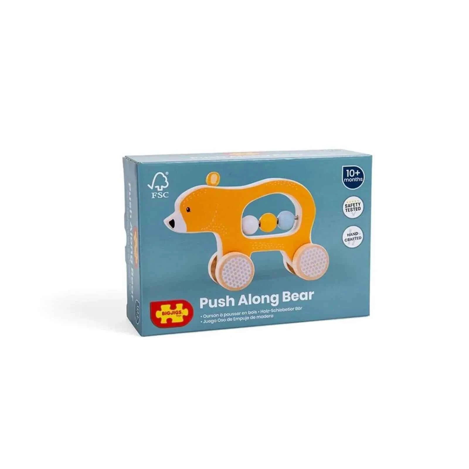 Bigjigs Toys Push Along Bear