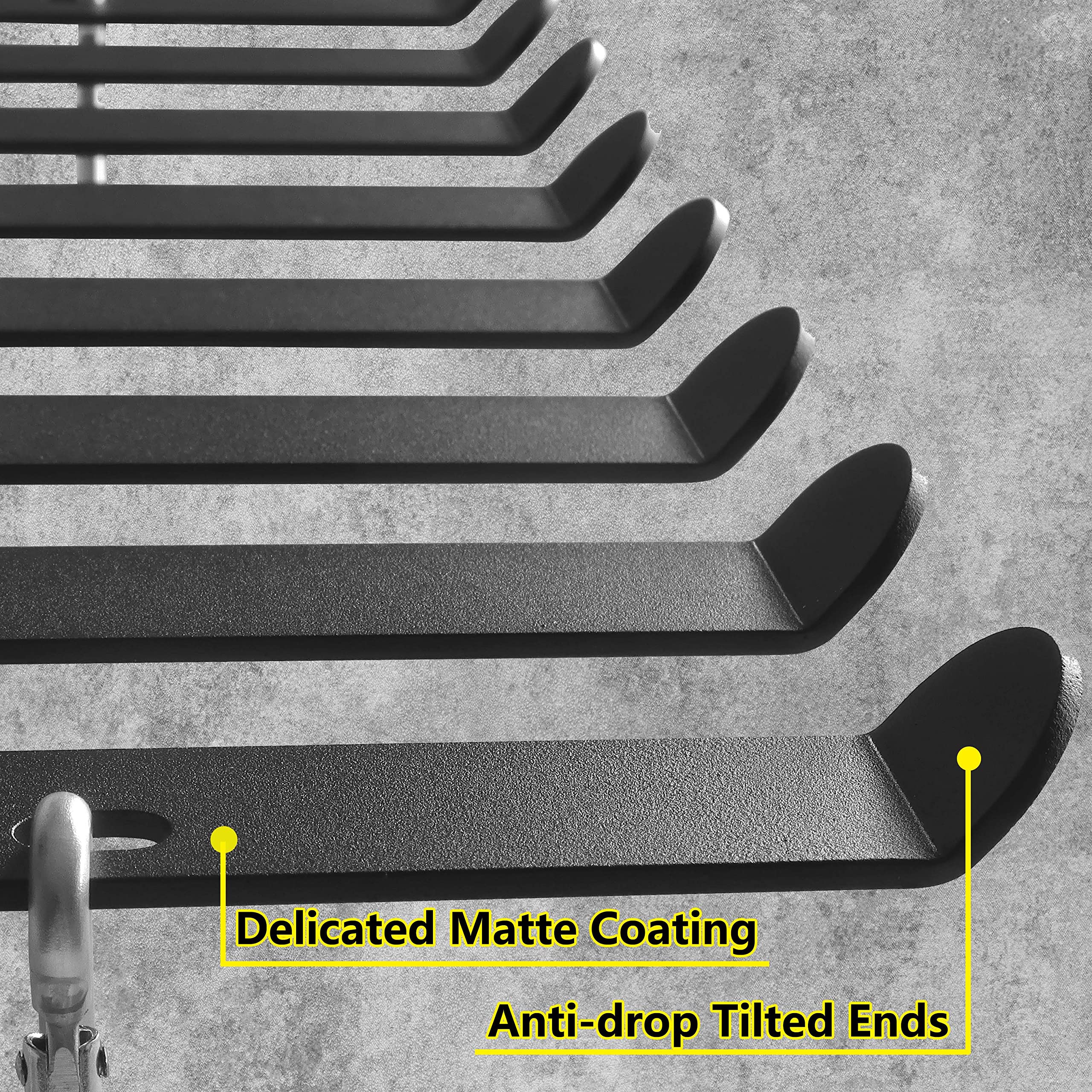 Multi-Purpose Gym Equipment Storage Rack Resistance Bands Storage Hanger Barbell Rack Heavy Duty Gym Rack for Exercise Bands, Lifting Belts and Jump