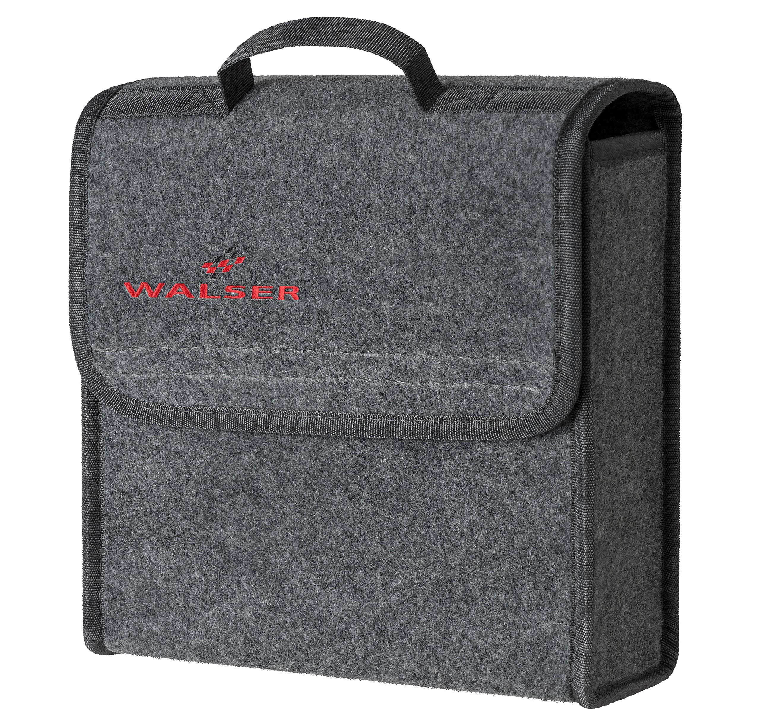 Walser Boot Bag Toolbag Organiser Size XXL, Needle Felt Boot Organiser, Car Bag, Car Storage Bag, boot organiser 57x16x21 cm black