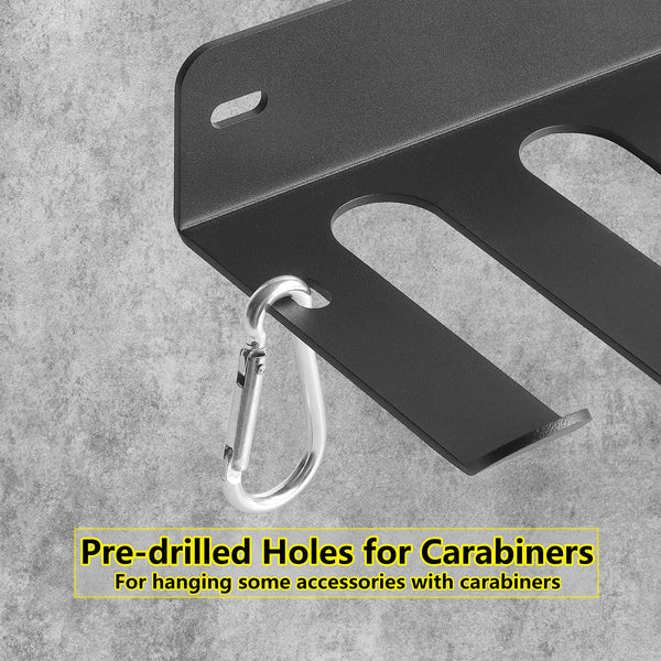 Multi-Purpose Gym Equipment Storage Rack Resistance Bands Storage Hanger Barbell Rack Heavy Duty Gym Rack for Exercise Bands, Lifting Belts and Jump