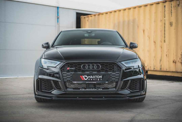 Maxton Design - FRONT SPLITTER V.4 AUDI (RS3 8V FACELIFT (2017-UP)