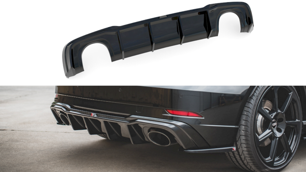 Maxton Design - REAR VALANCE V.2 AUDI RS3 8V SPORTBACK FACELIFT (2017-UP)