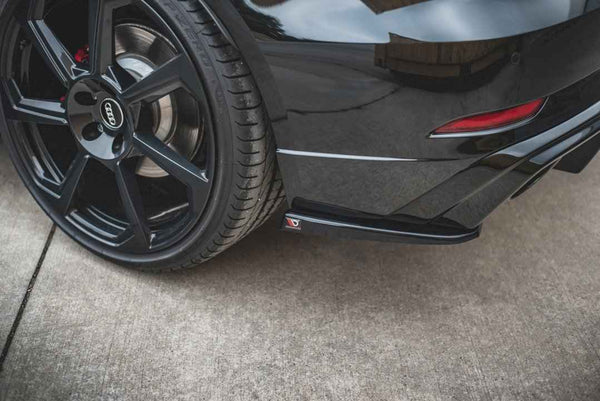 Maxton Design - REAR SIDE SPLITTERS V.2 AUDI RS3 8V SPORTBACK FACELIFT (2019-UP)