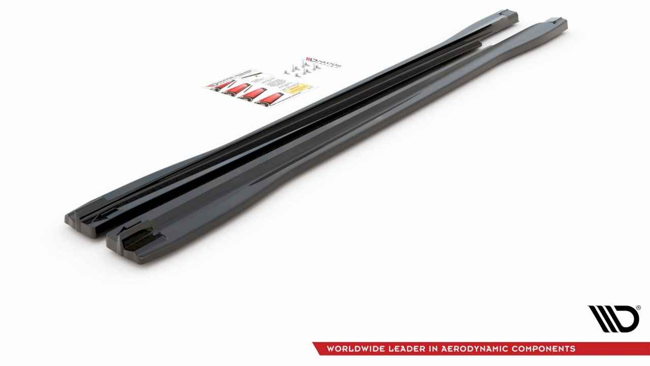 Maxton Design - Side Skirts Diffusers V.2 Audi Q3 S-Line / RSQ3 Sportback / SUV F3