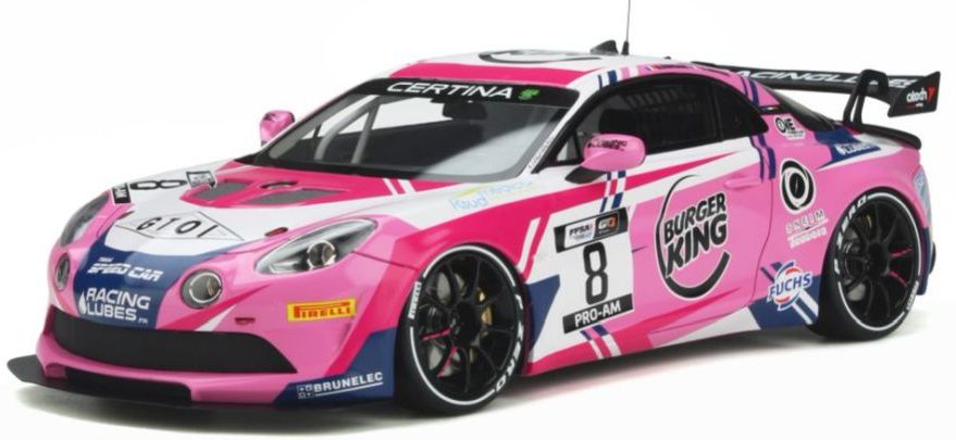 Alpine A110 GT4 1:18 Scale OttOmobile Resin Model