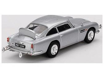 Aston Martin DB5 With Deployed Spy Gadgets James Bond Goldfinger 1:64 Scale MINI GT Diecast Model