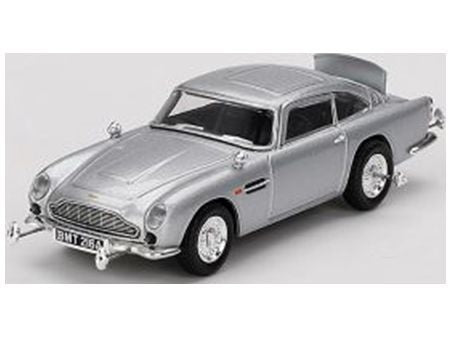 Aston Martin DB5 With Deployed Spy Gadgets James Bond Goldfinger 1:64 Scale MINI GT Diecast Model