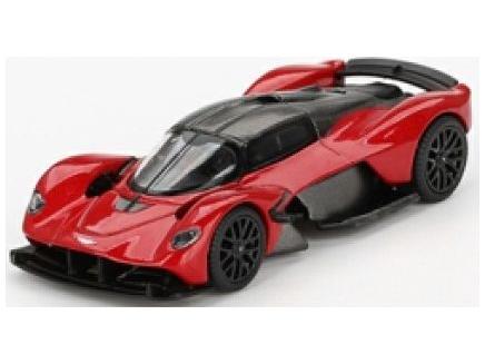Aston Martin Valkyrie Hyper Red (LHD) 1:64 Scale MINI GT Diecast Model