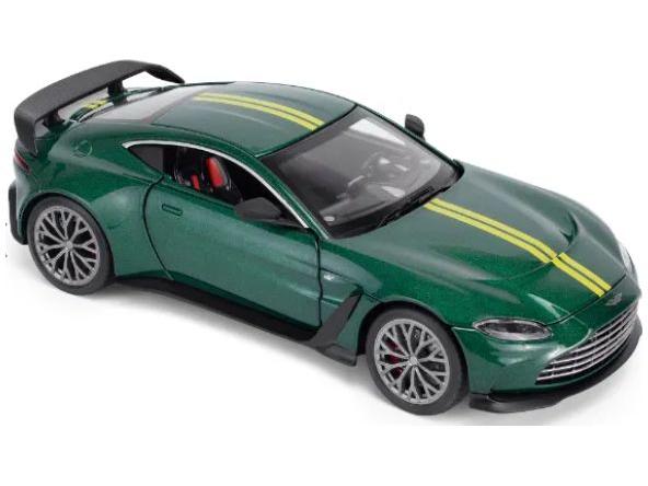Aston Martin Vantage V12 Green 1:24 Scale CMJ - Jian Feng Juan Toys Diecast Model