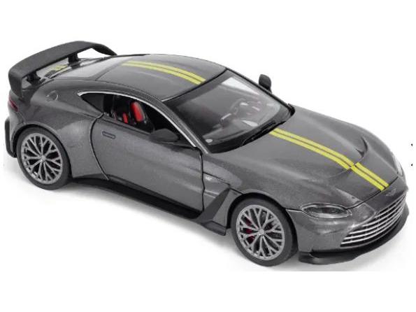 Aston Martin Vantage V12 Grey 1:24 Scale CMJ - Jian Feng Juan Toys Diecast Model