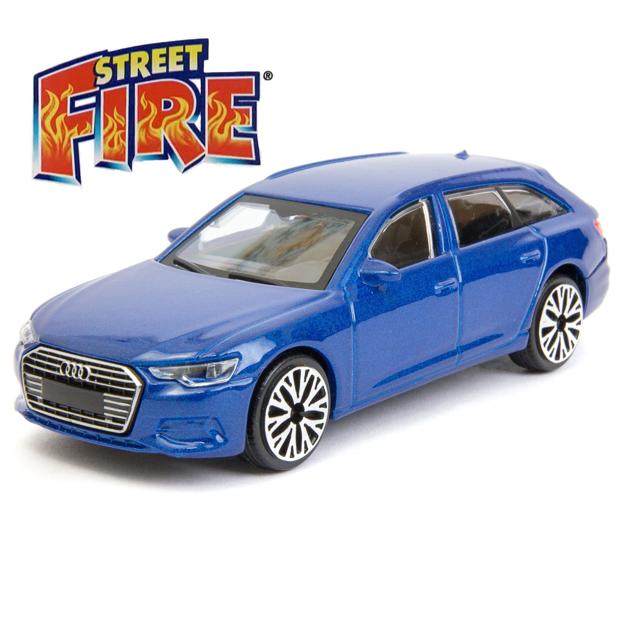 Audi A6 Avant Blue 1:43 Scale Bburago Diecast Toy Car