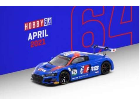 Audi R8 LMS 2019 #25 Vanthoor/van der Lind Vervish 1st GT Challenge Suzuka 10hr 1:64 Scale Tarmac Works Diecast Model