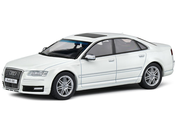 Audi S8 (D3) 2010 White 1:43 Scale Solido Diecast Model