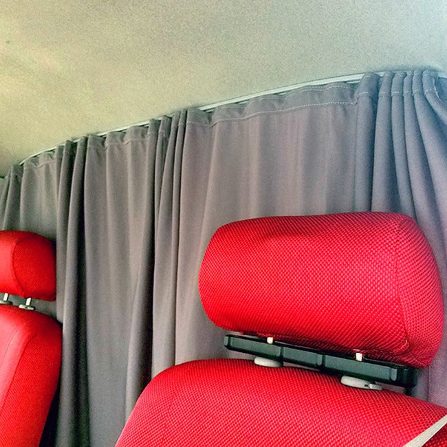 For Ford Transit Custom Cab Divider Curtain Kit with Rail Premium Quality  - Van-X