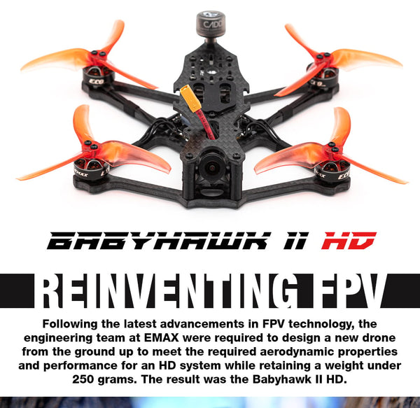 Emax Babyhawk II HD - 3.5" Micro DJI FPV Drone