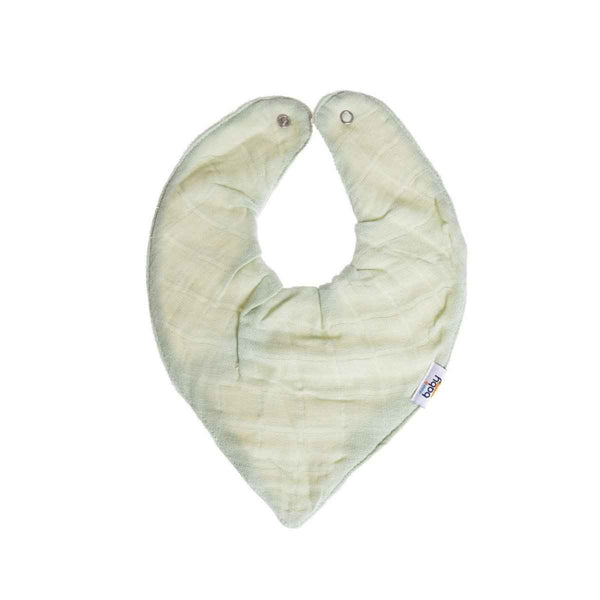 baby me Muslin Dribble Bib Green