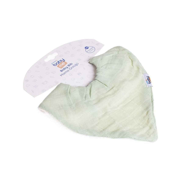 baby me Muslin Dribble Bib Green