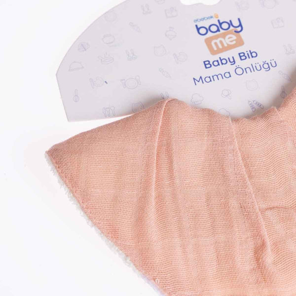 baby me Muslin Dribble Bib Blush