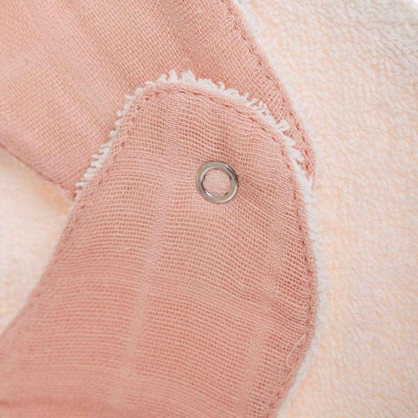 baby me Muslin Dribble Bib Blush