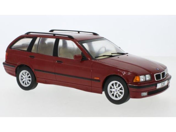 BMW 3 Series E36 Touring 1995 Dark Red 1:18 Scale Diecast Model Car Group