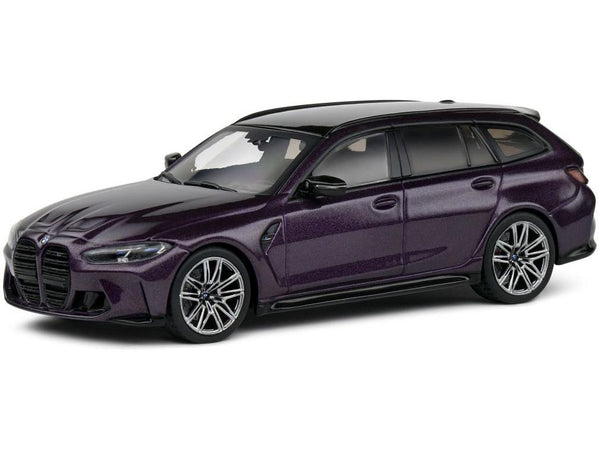 BMW M3 (G81) Touring 2023 Purple 1:43 Scale Solido Diecast Model