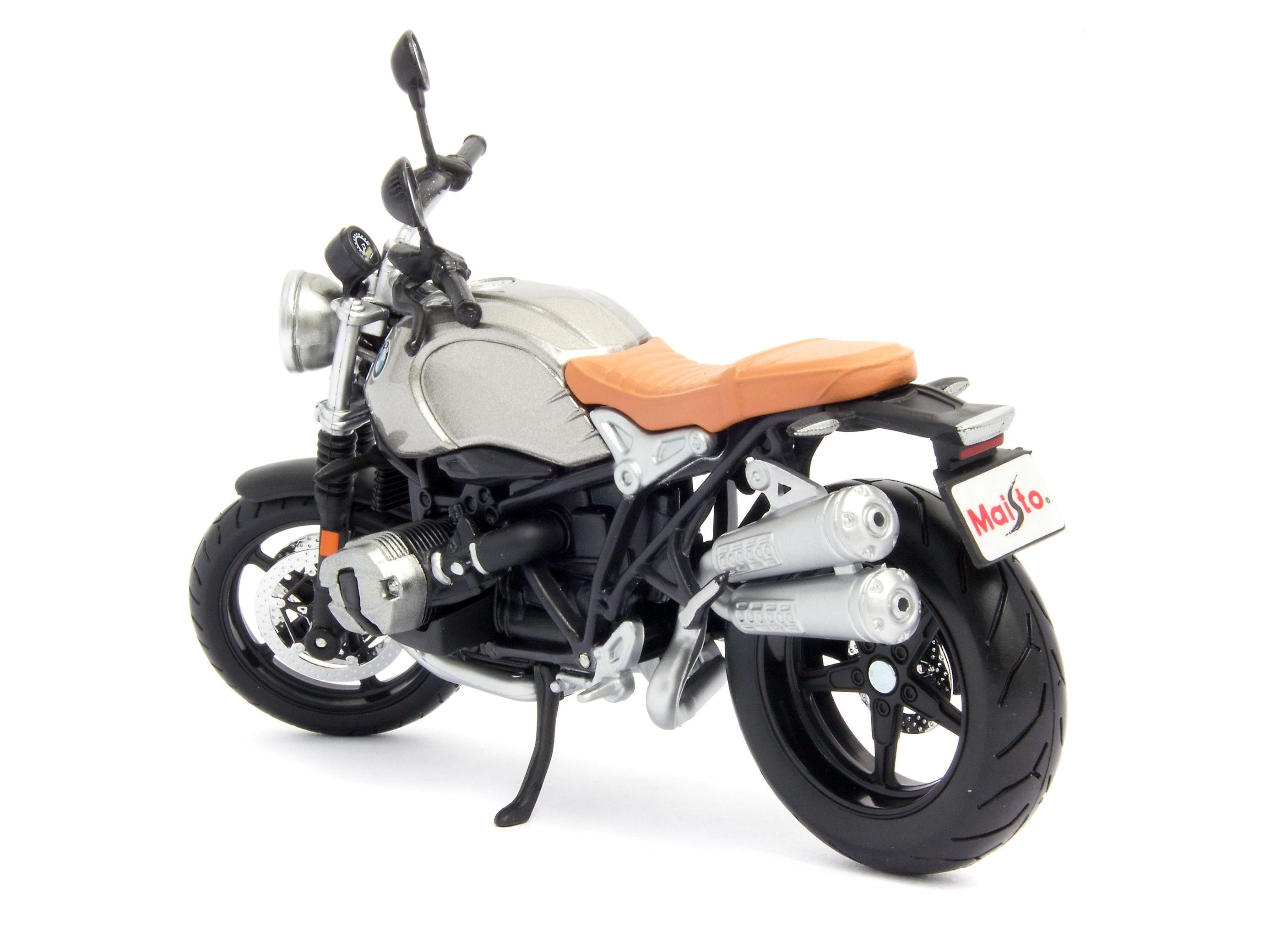 BMW R nineT Scrambler Grey 1:12 Scale Maisto Diecast Model
