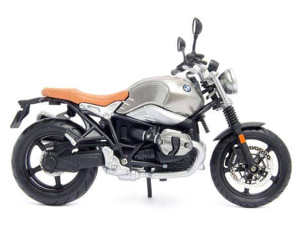 BMW R nineT Scrambler Grey 1:12 Scale Maisto Diecast Model